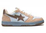 A Bathing Ape Bape Court Sta Beige Blue