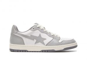 A Bathing Ape Bape Court Sta Light Grey Cream