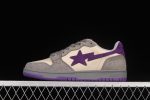 A Bathing Ape Bape Court Sta Mist Grey Royal Purple 1