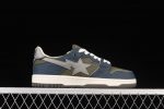 A Bathing Ape Bape SK8 Sta Navy Khaki Grey 2