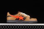 A Bathing Ape Bape Sk8 Sta Brown Orange 1