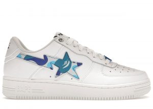 A Bathing Ape Bape Sta Low ABC Camo White Blue