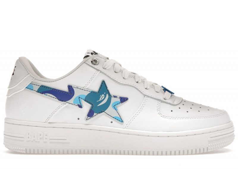 A Bathing Ape Bape Sta Low ABC Camo White Blue