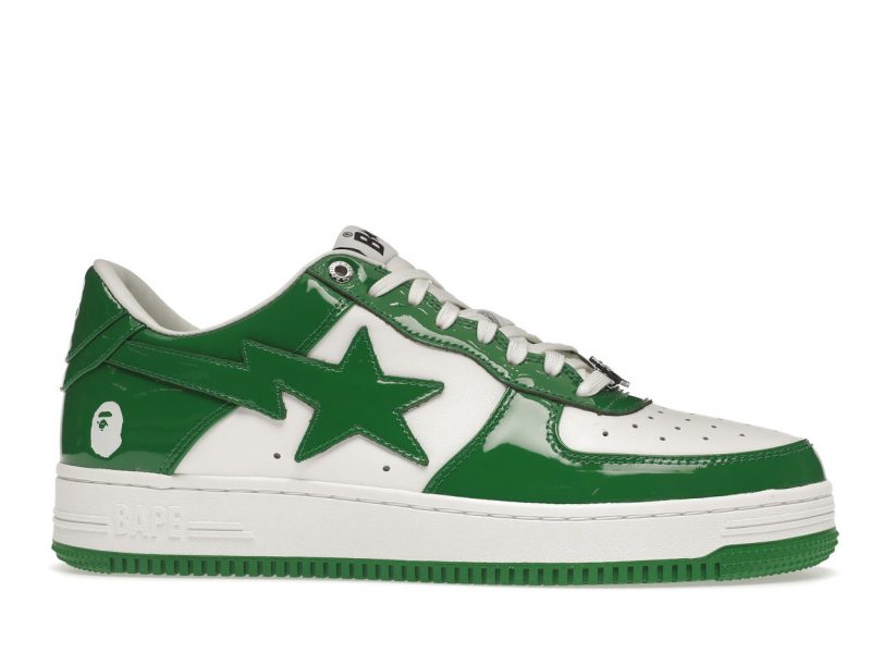 A Bathing Ape Bape Sta Low Green