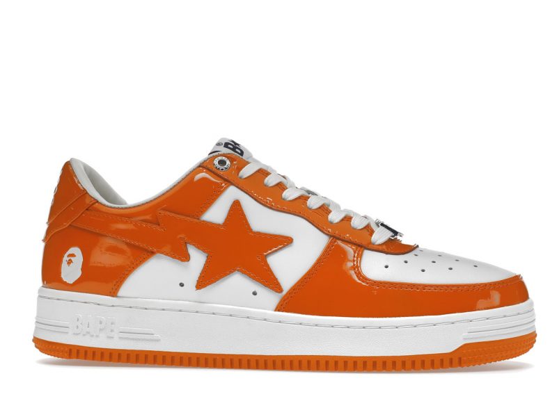 A Bathing Ape Bape Sta Low Orange