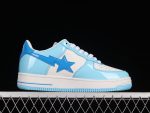 A Bathing Ape Bape Sta Patent Leather Light Blue 2