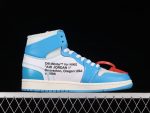 Air Jordan 1 Retro High Off White University Blue 1