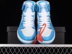 Air Jordan 1 Retro High Off White University Blue 4