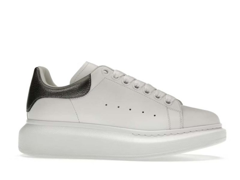 Alexander McQueen Oversized White Metallic