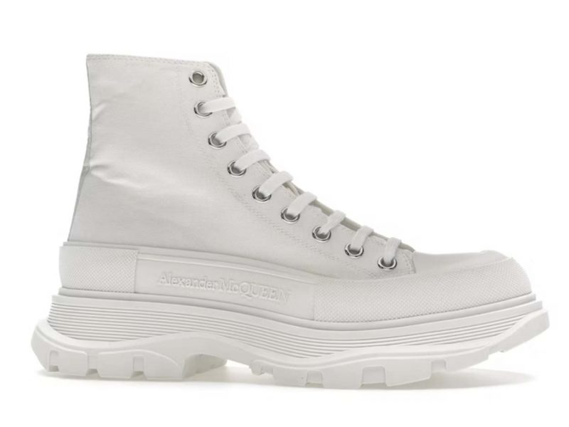 Alexander McQueen Tread Slick Boot White White