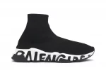 Balenciaga Speed Graffiti Trainers Black White