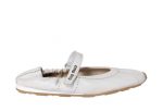 Bleached nappa leather ballerinas White.jpg