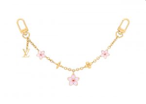 Cherry Blossom Bag Chain Gold