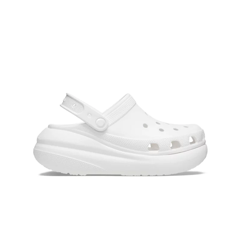 Crocs Classic Crush Clog White - SneakerDaily.Us