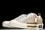 D1or B23 Skater Low Top Beige Oblique Jacquard 3