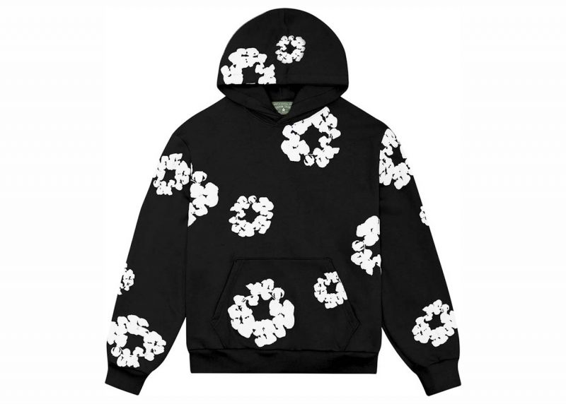 Denim Tears The Cotton Wreath Sweatshirt Black front