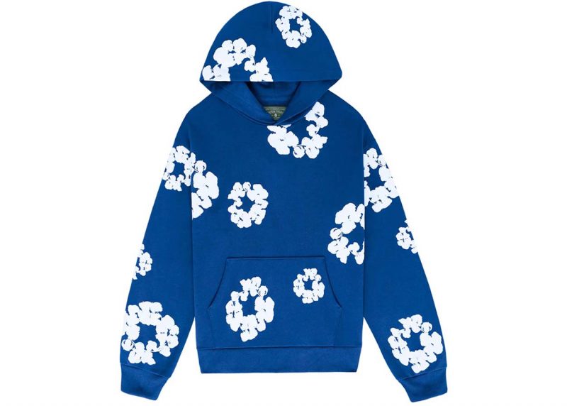 Denim Tears The Cotton Wreath Sweatshirt Royal Blue front