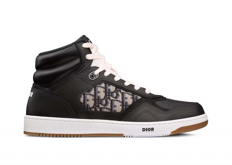 Dior B27 High Top Black Beige Black Dior Oblique Jacquard