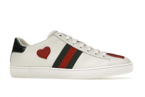 GuCCi Ace Embroidered Hearts