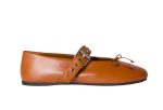 Leather ballerinas 2 Cognac.jpg