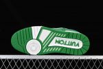 Louis Vuitton Trainer Green Monogram Denim White 3