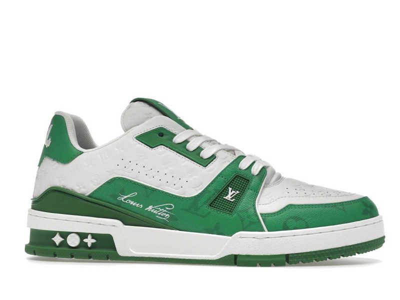 Louis Vuittоп Trainer Low #54 Signature Green White