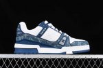 Louis Vuittоп Trainer Monogram Denim White Blue 2