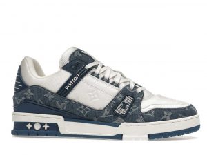 Louis Vuittоп Trainer Monogram Denim White Blue