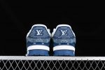 Louis Vuittоп Trainer Monogram Denim White Blue 4