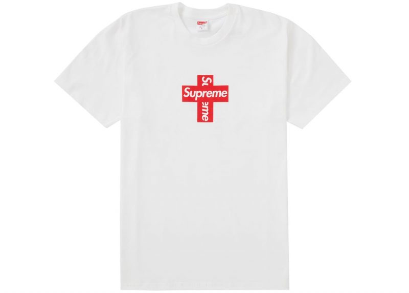 Supreme Cross Box Logo Tee White