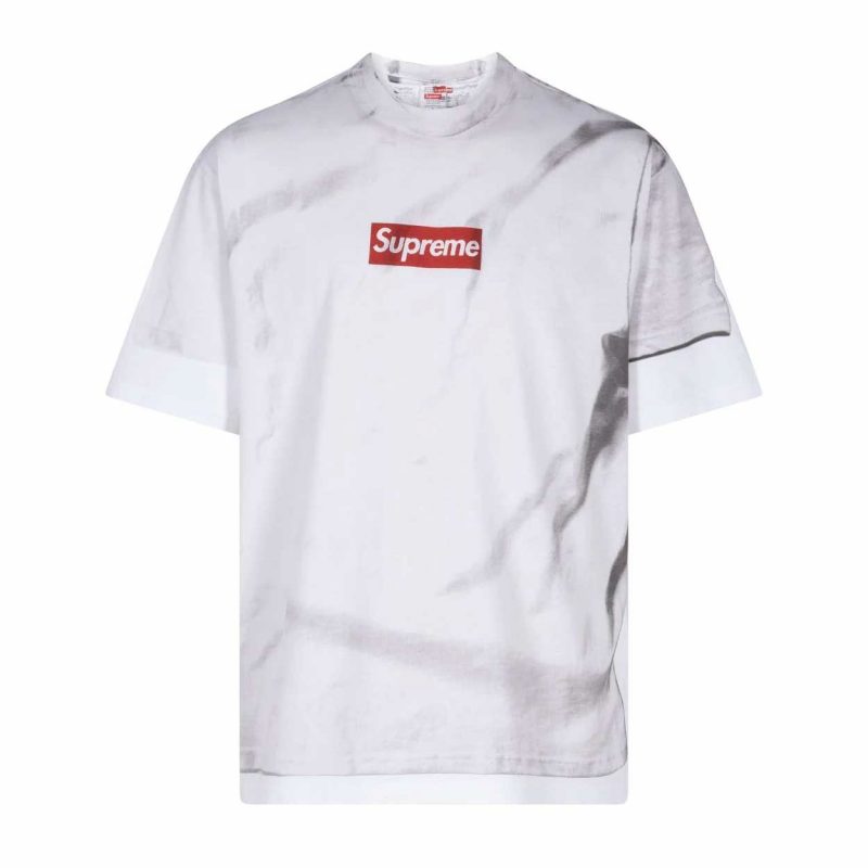 Supreme MM6 Maison Margiela Box Logo Tee White