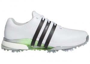 adidas Tour360 24 Golf Cloud White Core Black Green Spark