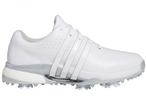 adidas Tour360 24 Golf Cloud White Silver Metallic Womens