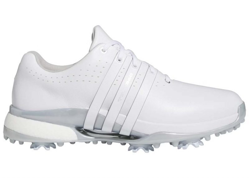 adidas Tour360 24 Golf Cloud White Silver Metallic Womens