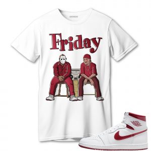 aj 1 high 85 metallic burgundy t shirt match friday coiee.jpeg