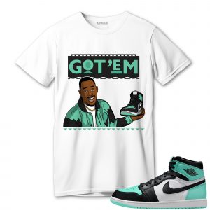 aj 1 high og green glow t shirt match got em 90s tv style i2knm.jpeg