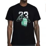 aj 1 high og green glow t shirt match number 23 panther orfjd.jpeg