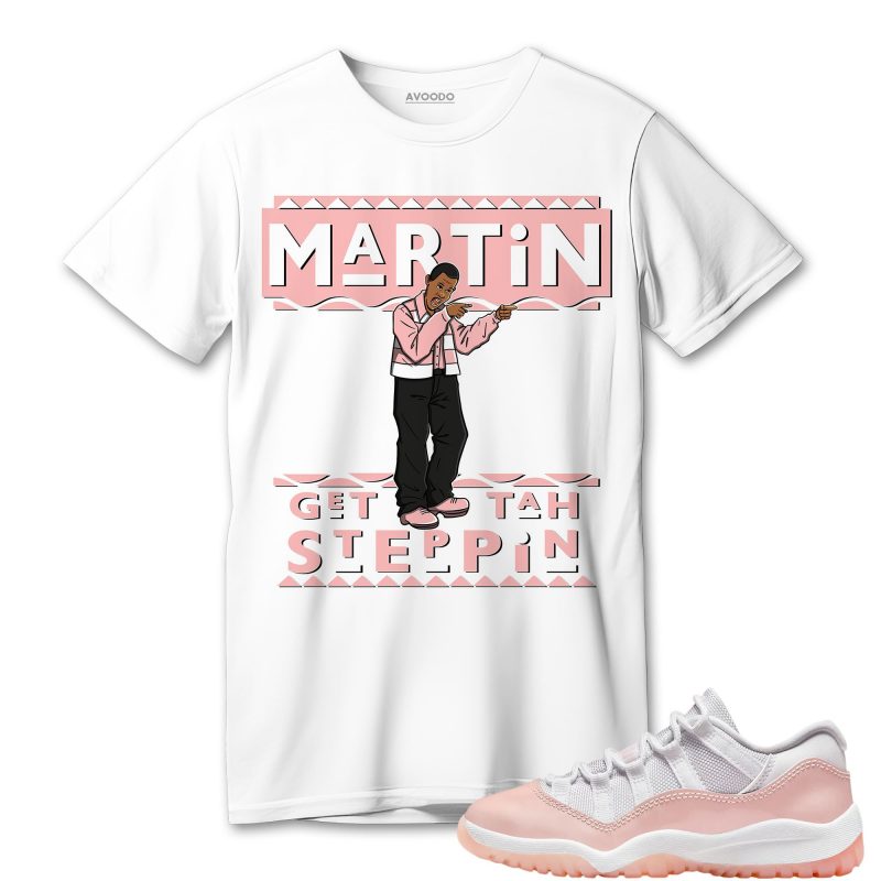 aj 11 low legend pink t shirt match martin get tah steppin2 p371o.jpeg