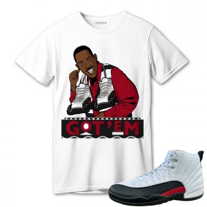 aj 12 retro red taxi t shirt match 90s tv series got em hhh9e.jpeg