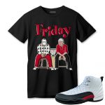 aj 12 retro red taxi t shirt match friday flv6p.jpeg