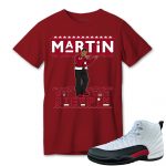 aj 12 retro red taxi t shirt match martin get tah steppin2 d06db.jpeg