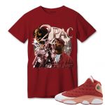 aj 13 dune red t shirt match 90s pac shakur ipebq.jpeg