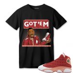 aj 13 dune red t shirt match got em 90s tv style bix9w.jpeg