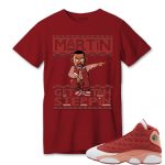 aj 13 dune red t shirt match martin get tah steppin pm4xd.jpeg