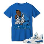 aj 4 industrial blue t shirt match 90s tv series got em ma1xe.jpeg