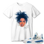 aj 4 industrial blue t shirt match lauryn hill head cblcv.jpeg