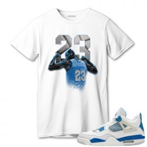 aj 4 industrial blue t shirt match number 23 panther fecy0.jpeg