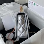 chanel as3908 cc small flap bag with top handle shiny calfskin silver gold 005 luxibags.ru .jpg