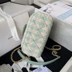 chanel as3973 small vanity case tweed lambskin gold metal green white 005 luxibags.ru .jpg