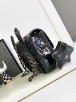 chanel as4649 backpack star coin purse metallic calfskin gold tone metal black 002 luxibags.ru .jpg
